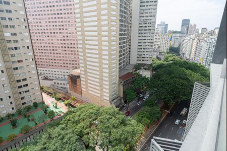 Studio à venda com 22m², 1 quarto e sem vagaVista da Varanda do Quarto