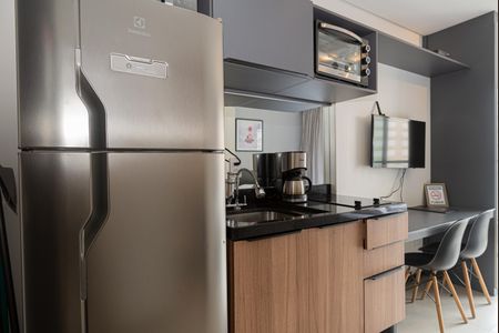 Studio à venda com 22m², 1 quarto e sem vagaCozinha