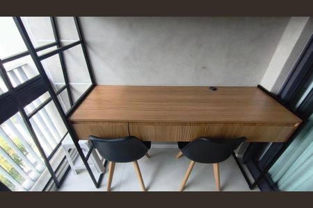 Studio para alugar com 22m², 1 quarto e sem vagaVaranda