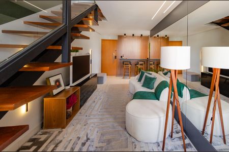 Sala de apartamento para alugar com 2 quartos, 130m² em Cinquentenario, Belo Horizonte