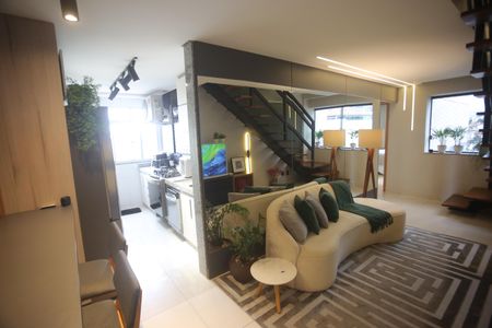 Apartamento para alugar com 120m², 2 quartos e 3 vagasSala