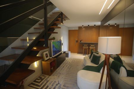 Apartamento para alugar com 120m², 2 quartos e 3 vagasSala