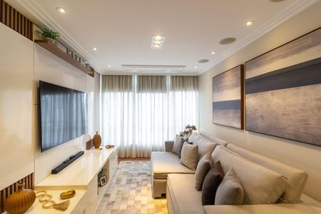 Sala de Estar de apartamento à venda com 3 quartos, 106m² em Brooklin, São Paulo