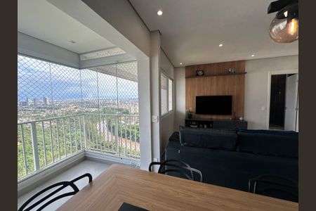Apartamento para alugar com 55m², 1 quarto e 2 vagasSala