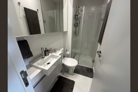 Apartamento para alugar com 55m², 1 quarto e 2 vagasBanheiro da Suíte