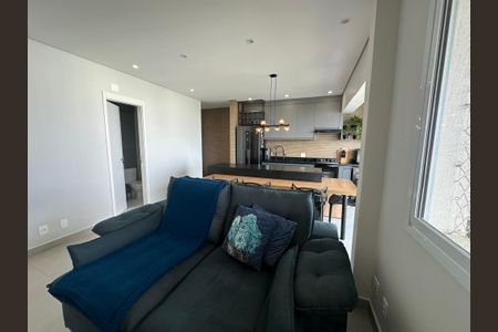 Apartamento para alugar com 55m², 1 quarto e 2 vagasSala