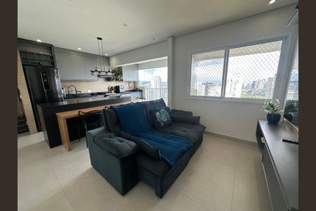 Apartamento para alugar com 55m², 1 quarto e 2 vagasSala