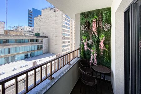 Studio à venda com 23m², 1 quarto e 1 vagaVaranda
