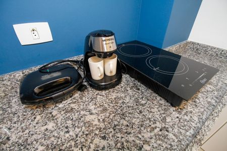 Studio à venda com 22m², 1 quarto e sem vaga Studio à venda com 22m², 1 quarto e sem vagaCooktop, Cafeteira e Sanduicheira