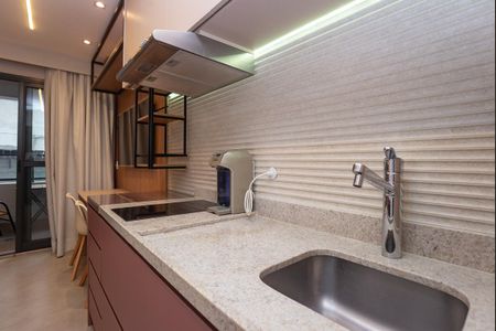 Studio para alugar com 25m², 1 quarto e sem vagaCozinha Americana