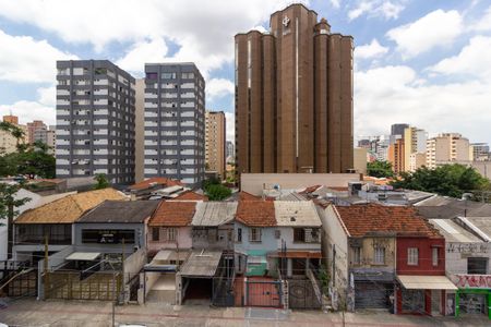 Vista/Varanda de kitnet/studio à venda com 1 quarto, 32m² em Pinheiros, São Paulo