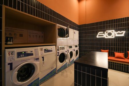 Studio para alugar com 32m², 1 quarto e sem vaga Studio para alugar com 32m², 1 quarto e sem vagaÁrea comum - Lavanderia