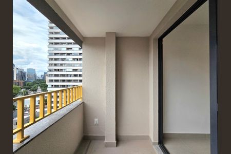 Varanda de apartamento para alugar com 1 quarto, 32m² em Vila Olímpia, São Paulo