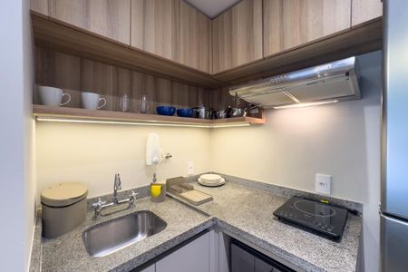 Studio à venda com 25m², 1 quarto e sem vagaCozinha