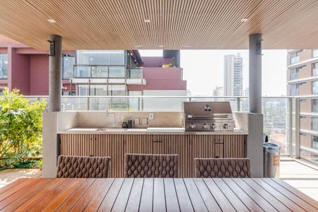 Studio à venda com 25m², 1 quarto e sem vagaÁrea comum - Churrasqueira