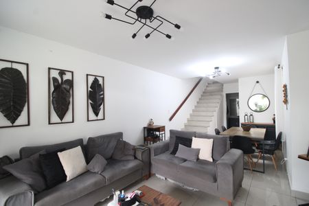 Sala de casa de condomínio à venda com 3 quartos, 110m² em Freguesia (jacarepaguá), Rio de Janeiro