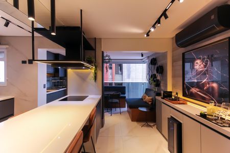 Sala de apartamento à venda com 3 quartos, 95m² em Vila Regente Feijó, São Paulo