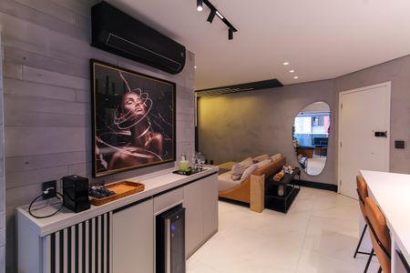 Sala de apartamento à venda com 3 quartos, 95m² em Vila Regente Feijó, São Paulo