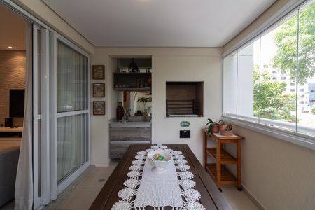 Varanda gourmet de apartamento à venda com 3 quartos, 95m² em Vila Gomes, São Paulo