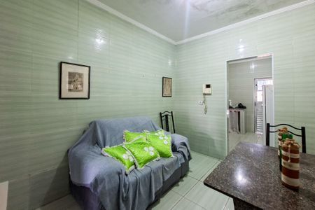Sala de casa para alugar com 1 quarto, 70m² em Balneario Japurá, Praia Grande
