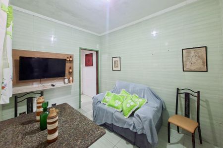 Sala de casa para alugar com 1 quarto, 70m² em Balneario Japurá, Praia Grande