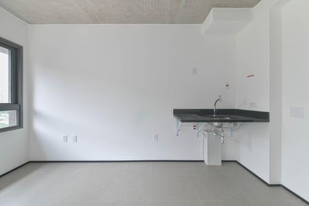 Cozinha de kitnet/studio para alugar com 1 quarto, 18m² em Santo Amaro, São Paulo