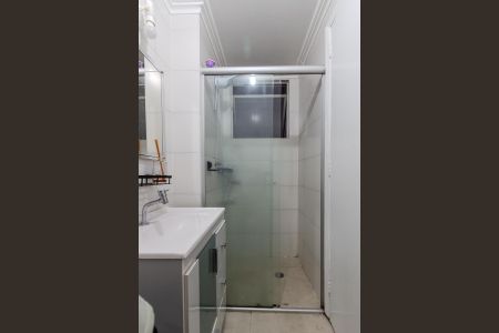 Banheiro da Suíte de apartamento para alugar com 1 quarto, 46m² em Centro Histórico, Porto Alegre