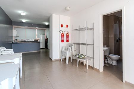 Apartamento para alugar com 46m², 1 quarto e sem vagaÁrea comum - Salão de festas