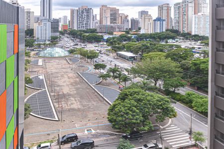 Quarto - Vista de kitnet/studio para alugar com 1 quarto, 18m² em Santo Amaro, São Paulo