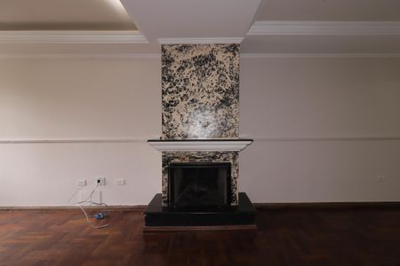 Sala - Lareira de casa à venda com 3 quartos, 277m² em Parque das Nações, Santo André