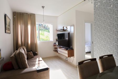 Sala de apartamento à venda com 2 quartos, 56m² em Palmares, Belo Horizonte