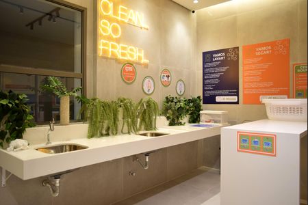 Studio à venda com 27m², 1 quarto e sem vagaLavanderia