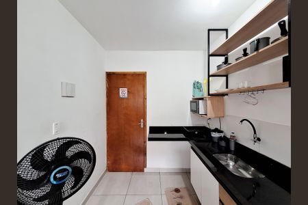 Cozinha de kitnet/studio para alugar com 1 quarto, 35m² em Santana, São Paulo