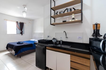 Cozinha de apartamento para alugar com 1 quarto, 35m² em Santana, São Paulo