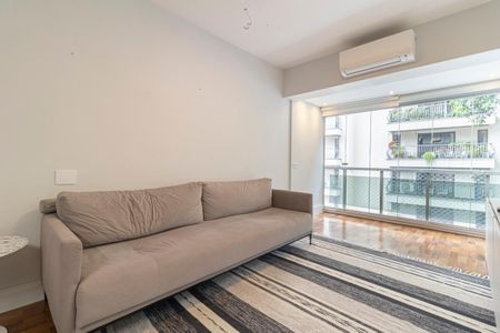 Sala de apartamento à venda com 1 quarto, 44m² em Vila Nova Conceição, São Paulo