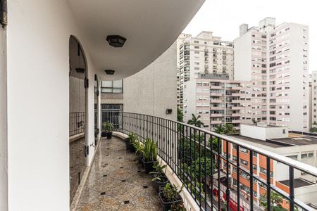 Varanda da Sala de apartamento à venda com 4 quartos, 250m² em Santa Cecilia, São Paulo