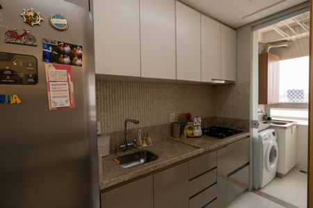 Apartamento para alugar com 61m², 2 quartos e 1 vagaSala_cozinha - Conjugada