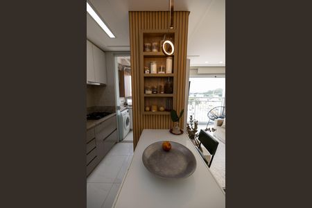 Apartamento para alugar com 61m², 2 quartos e 1 vagaSala_cozinha - Conjugada