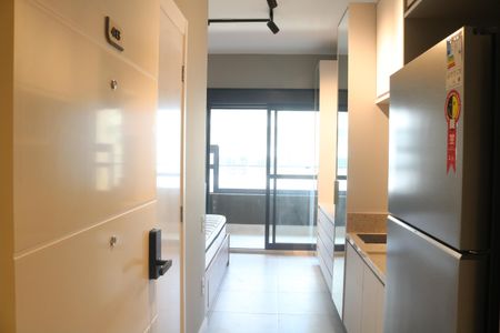 Cozinha de kitnet/studio para alugar com 1 quarto, 26m² em Perdizes, São Paulo