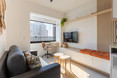 Sala de apartamento à venda com 1 quarto, 27m² em Barra Funda, São Paulo