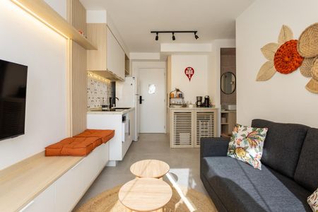 Sala de apartamento à venda com 1 quarto, 27m² em Barra Funda, São Paulo