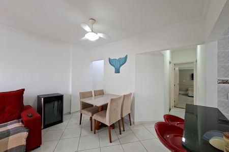 Sala de apartamento para alugar com 3 quartos, 83m² em Canto do Forte, Praia Grande