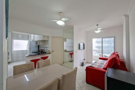 Sala de apartamento para alugar com 3 quartos, 83m² em Canto do Forte, Praia Grande