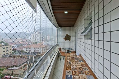 Sacada  de apartamento para alugar com 3 quartos, 83m² em Canto do Forte, Praia Grande