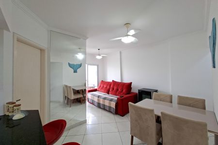 Sala de apartamento para alugar com 3 quartos, 83m² em Canto do Forte, Praia Grande