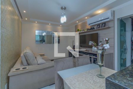 Sala de apartamento à venda com 2 quartos, 51m² em São Gabriel, Belo Horizonte