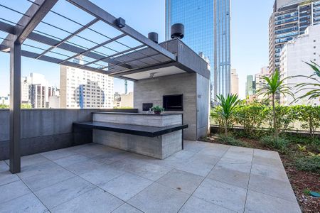 Apartamento à venda com 72m², 1 quarto e 1 vagaChurrasqueira