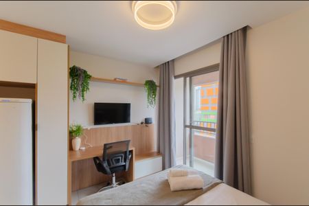 Studio para alugar com 25m², 1 quarto e sem vaga Studio para alugar com 25m², 1 quarto e sem vagaSala/Quarto