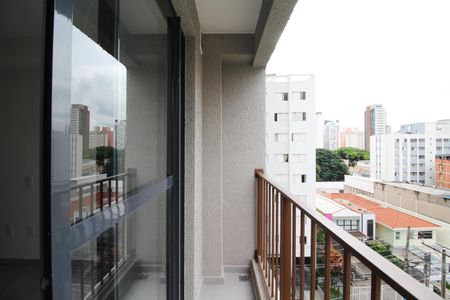 Varanda de kitnet/studio para alugar com 1 quarto, 25m² em Vila Olímpia, São Paulo