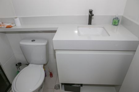 Banheiro da Suíte de apartamento para alugar com 1 quarto, 25m² em Água Branca, São Paulo